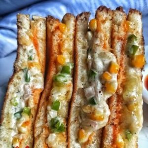 Corn Cheese Sandwich ( कॉर्न चीज सैंडविच)